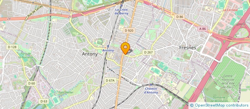 localisation de l'entreprise MADAME NOEMIE CASSET à ANTONY