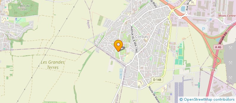 localisation de l'entreprise MADAME NOEMIE CASTILLA  CORBAS