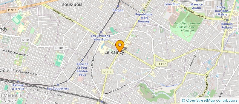 localisation de l'entreprise MADAME NOEMIE CHAMLONG à LE RAINCY