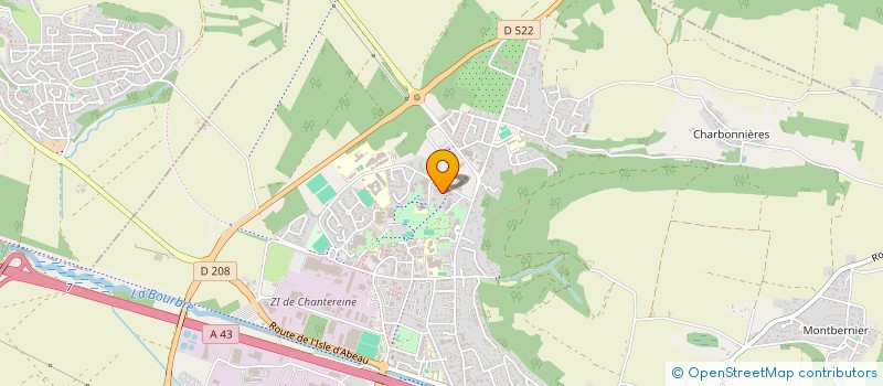 localisation de l'entreprise MADAME NOEMIE CHANU  BOURGOIN-JALLIEU