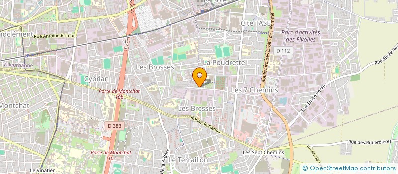 localisation de l'entreprise MADAME NOEMIE CHAVEPEYER  VAULX-EN-VELIN