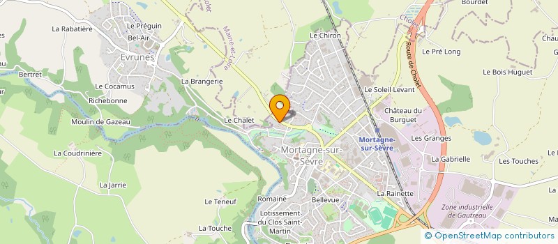 localisation de l'entreprise MADAME NOEMIE CHEVALIER à MORTAGNE-SUR-SEVRE