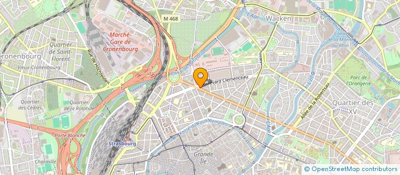 localisation de l'entreprise MADAME NOEMIE CHUST à STRASBOURG