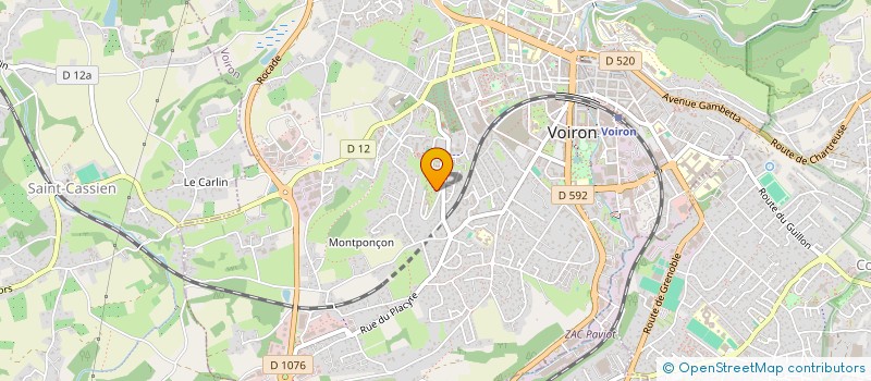 localisation de l'entreprise MADAME NOEMIE CLAISSE à VOIRON