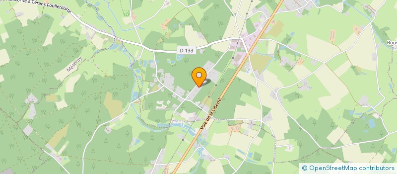 localisation de l'entreprise MADAME NOEMIE COUBARD  CERANS-FOULLETOURTE