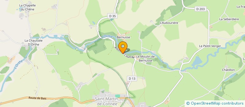 localisation de l'entreprise MADAME NOEMIE COURDOUZY  VIMARTIN-SUR-ORTHE