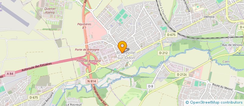 localisation de l'entreprise MADAME NOEMIE CURTELIN  BRETTEVILLE-SUR-ODON