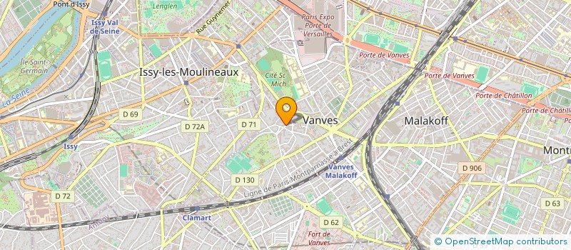 localisation de l'entreprise MADAME NOEMIE D EVERLANGE DE BELLEVUE  VANVES