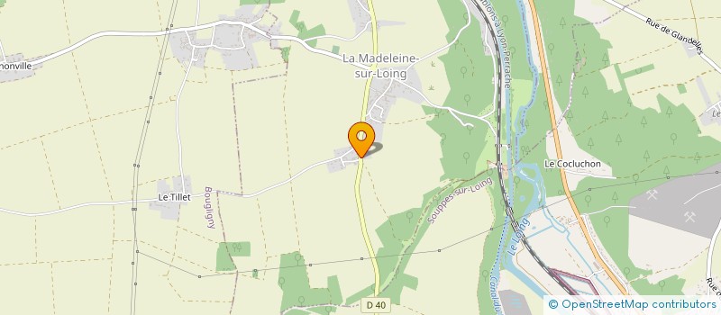 localisation de l'entreprise MADAME NOEMIE DA SILVA  LA MADELEINE-SUR-LOING