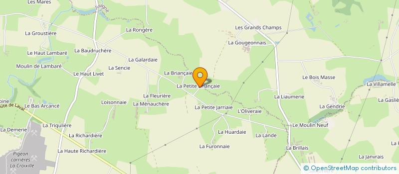 localisation de l'entreprise MADAME NOEMIE DE BOISSEUIL-BARON  LA CROIXILLE