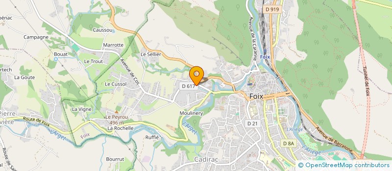 localisation de l'entreprise MADAME NOEMIE DE BONO à FOIX