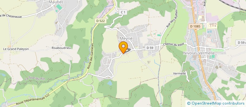 localisation de l'entreprise MADAME NOEMIE DE LA VAUVRE  MEYRIE