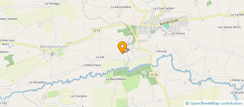 localisation de l'entreprise MADAME NOEMIE DE SAINT JORES  MONTPINCHON