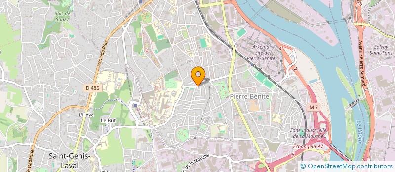 localisation de l'entreprise MADAME NOEMIE DE TROGOFF DU BOISGUEZENNEC  OULLINS-PIERRE-BENITE