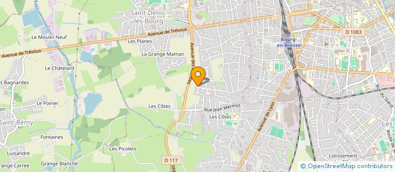 localisation de l'entreprise MADAME NOEMIE DECLARON à SAINT-DENIS-LES-BOURG