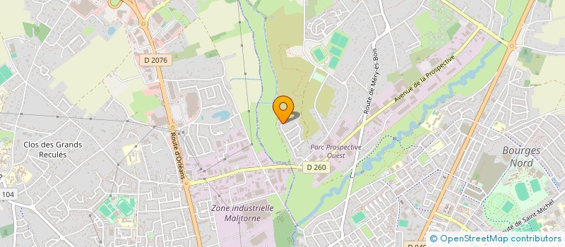 localisation de l'entreprise MADAME NOEMIE DEDRICH  BOURGES