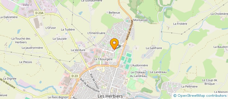 localisation de l'entreprise MADAME NOEMIE DELALANDE  LES HERBIERS