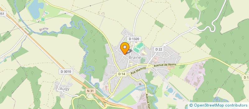 localisation de l'entreprise MADAME NOEMIE DEMONCHY  BRAINE