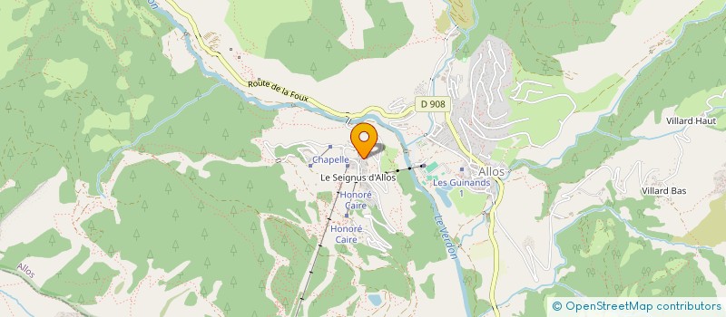 localisation de l'entreprise MADAME NOEMIE DEMOULIN  ALLOS