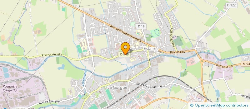 localisation de l'entreprise MADAME NOEMIE DESCAMD  ESTAIRES