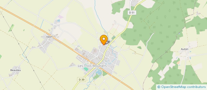 localisation de l'entreprise MADAME NOEMIE DESSAIVRE  LES TROIS-MOUTIERS