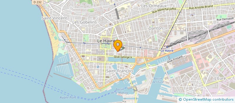 localisation de l'entreprise MADAME NOEMIE DEVOS  LE HAVRE