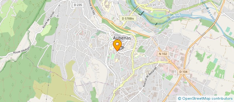 localisation de l'entreprise MADAME NOEMIE DI MAYO  AUBENAS