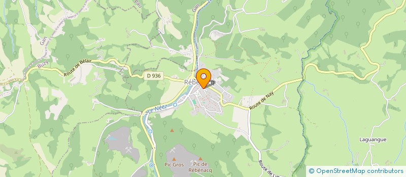 localisation de l'entreprise MADAME NOEMIE DI NUNZIO  REBENACQ