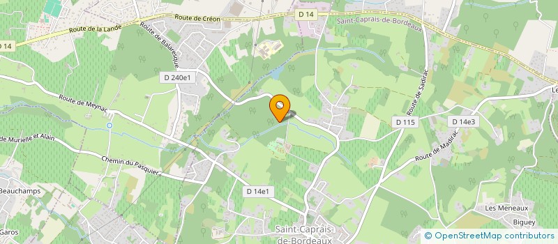 localisation de l'entreprise MADAME NOEMIE DIDEROT  SAINT-CAPRAIS-DE-BORDEAUX