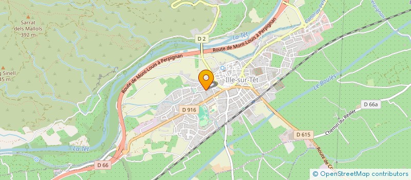 localisation de l'entreprise MADAME NOEMIE DIMON  ILLE-SUR-TET