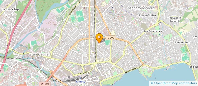 localisation de l'entreprise MADAME NOEMIE DOLLE à ANNECY