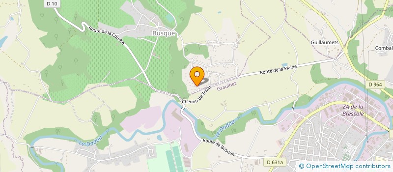 localisation de l'entreprise MADAME NOEMIE DONNADILLE  BUSQUE