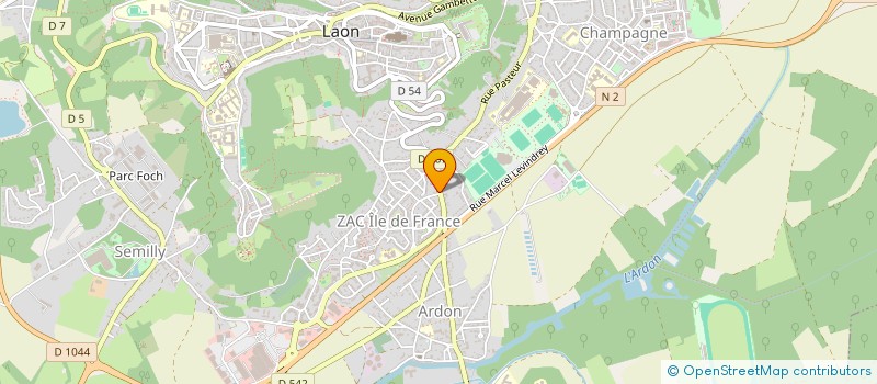 localisation de l'entreprise MADAME NOEMIE DOUBLET à LAON