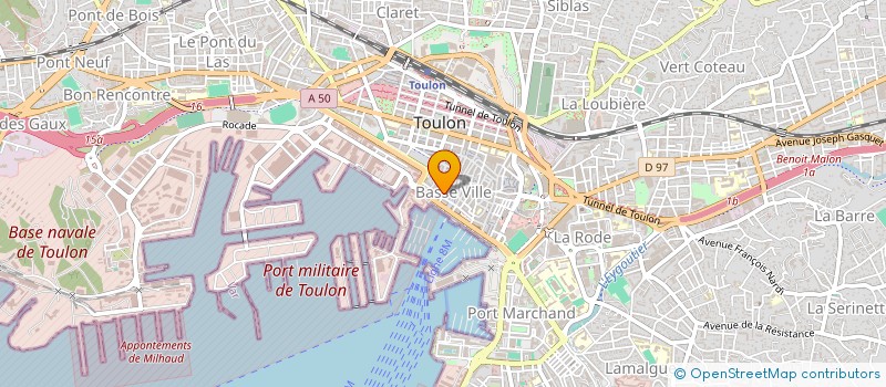 localisation de l'entreprise MADAME NOEMIE DUBOIS  TOULON