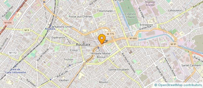 localisation de l'entreprise MADAME NOEMIE DUCROCQ à ROUBAIX
