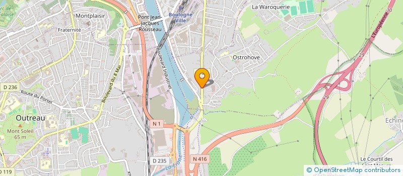 localisation de l'entreprise MADAME NOEMIE DUFLOS  SAINT-MARTIN-BOULOGNE