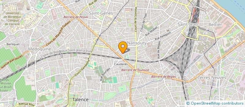 localisation de l'entreprise MADAME NOEMIE DUFOUR  BORDEAUX