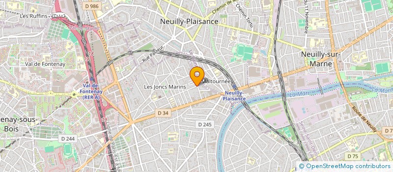 localisation de l'entreprise MADAME NOEMIE DUPUIS  LE PERREUX-SUR-MARNE