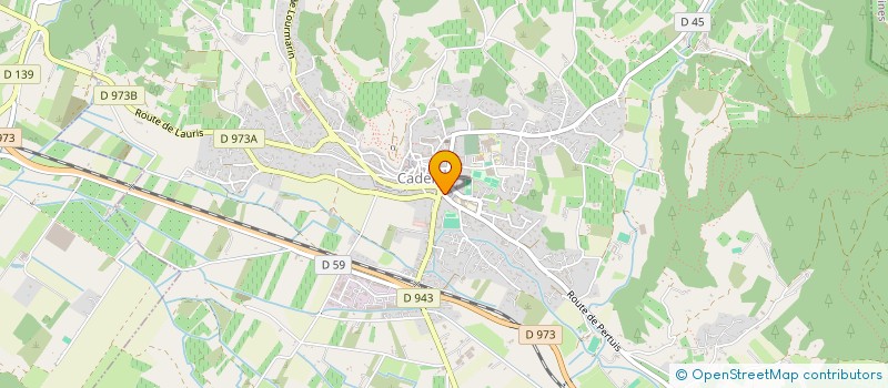 localisation de l'entreprise MADAME NOEMIE DURAND  CADENET