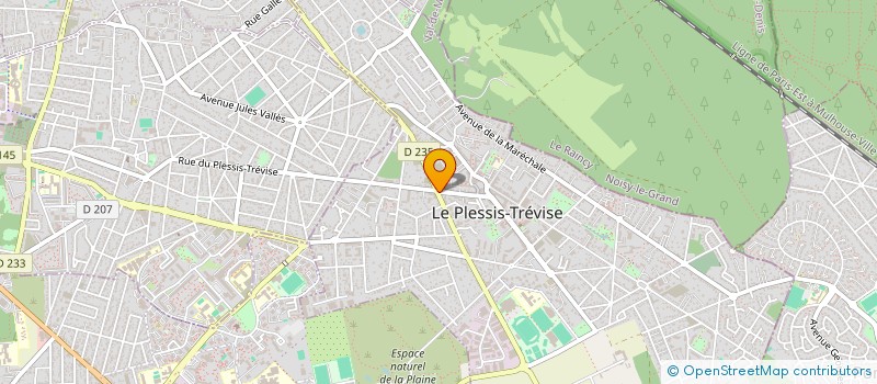 localisation de l'entreprise MADAME NOEMIE DURVILLE  LE PLESSIS-TREVISE