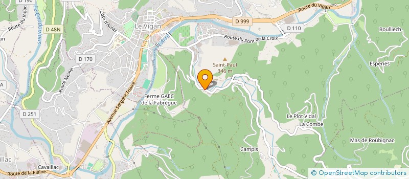 localisation de l'entreprise MADAME NOEMIE EPINARD  LE VIGAN