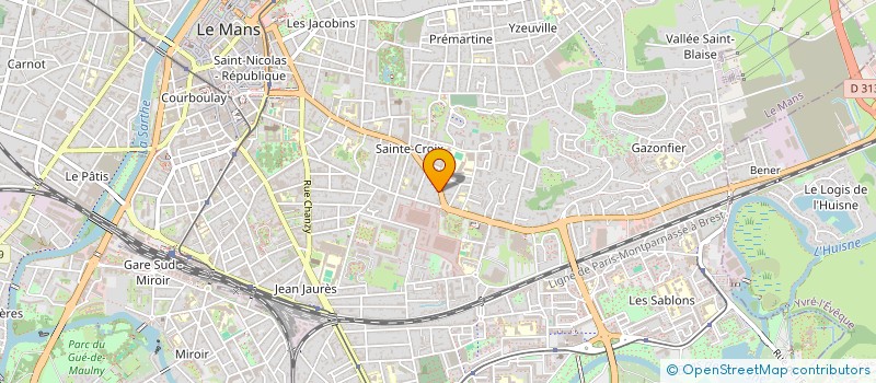 localisation de l'entreprise MADAME NOEMIE FLAMBART  LE MANS