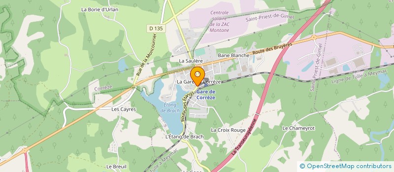 localisation de l'entreprise MADAME NOEMIE FONTAINE  SAINT-PRIEST-DE-GIMEL