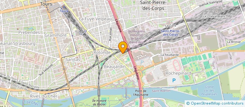 localisation de l'entreprise MADAME NOEMIE FONTENEAU  TOURS