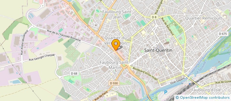 localisation de l'entreprise MADAME NOEMIE FOSTIER à SAINT-QUENTIN
