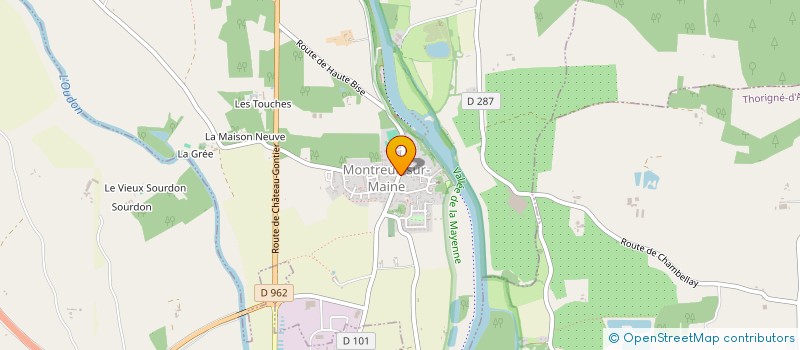 localisation de l'entreprise MADAME NOEMIE FOURGEREAU  MONTREUIL-SUR-MAINE