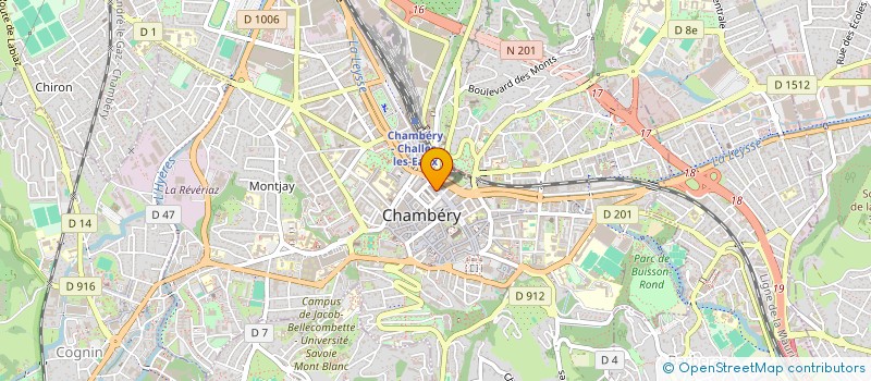 localisation de l'entreprise MADAME NOEMIE FRANCOIS  CHAMBERY