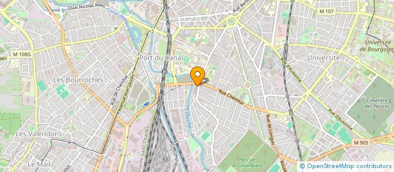 localisation de l'entreprise MADAME NOEMIE FREYDEFONT à DIJON