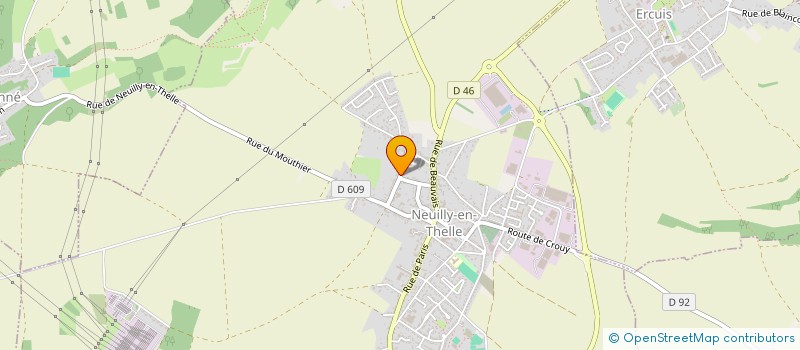 localisation de l'entreprise MADAME NOEMIE FRIZL  NEUILLY-EN-THELLE