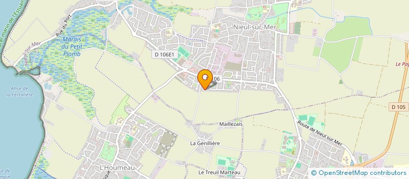 localisation de l'entreprise MADAME NOEMIE GABRIAULT  NIEUL-SUR-MER